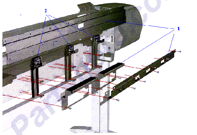 HP parts picture diagram for C6090-60107, C6090-60180